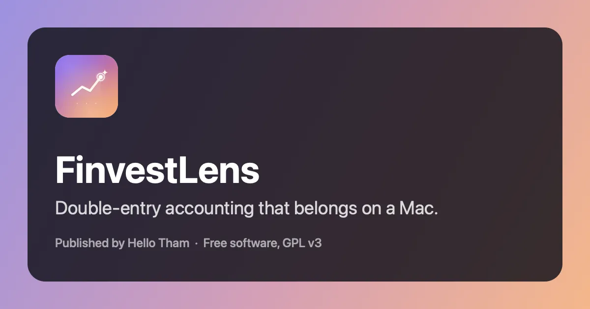 FinvestLens 1.0: 56,000 lines of accounting software in fourteen days featured image